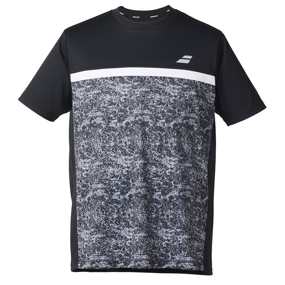 バボラ（BABOLAT）（メンズ）テニスウェア クラブ ショートスリーブ シャツ2 BUP5562C-BK