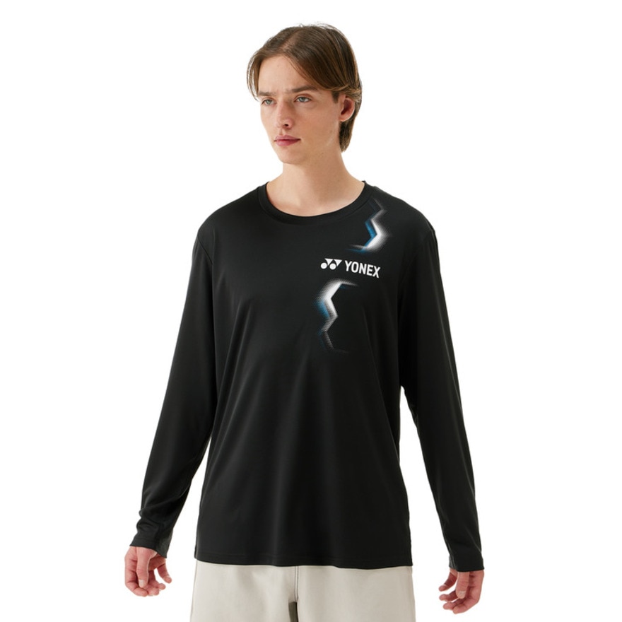 ヨネックス（YONEX）（メンズ、レディース）テニスウェア ロングスリーブTシャツ フィットスタイル 16807-007