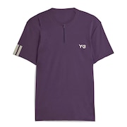 (メンズ)テニスウェア Y-3 Tennis Pro FreeLift ジップ 半袖Tシャツ KKW32-JN2992