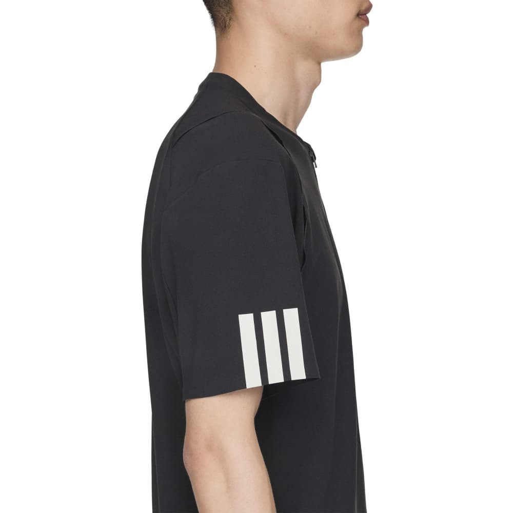 アディダス（adidas）（メンズ）テニスウェア Y-3 Tennis Pro FreeLift ジップ 半袖Tシャツ KKW32-JY6946