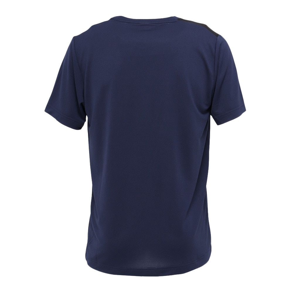 ニューバランス（new balance）（メンズ）テニスウェア スポーツカラーブロック 半袖Tシャツ AMT53400TNV