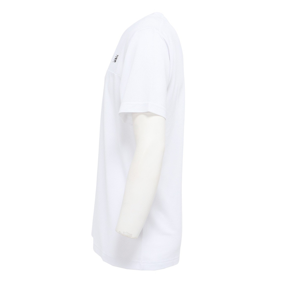 ニューバランス（new balance）（メンズ）テニスウェア スポーツカラーブロック 半袖Tシャツ AMT53400WT