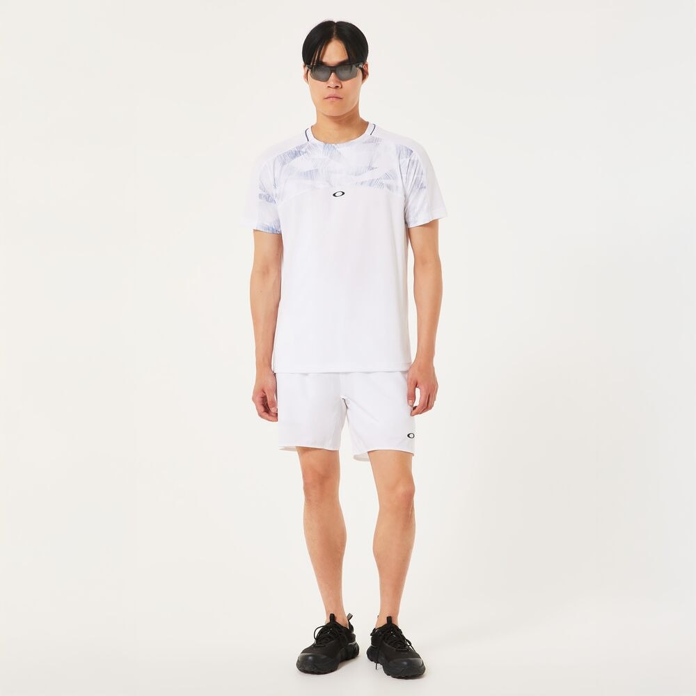 オークリー（OAKLEY）（メンズ）テニスウェア SLANT ブロック Tシャツ 12.0 FOA408264-100