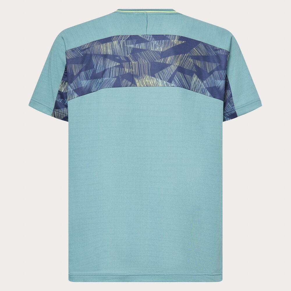 オークリー（OAKLEY）（メンズ）テニスウェア SLANT ブロック Tシャツ 12.0 FOA408264-6GB