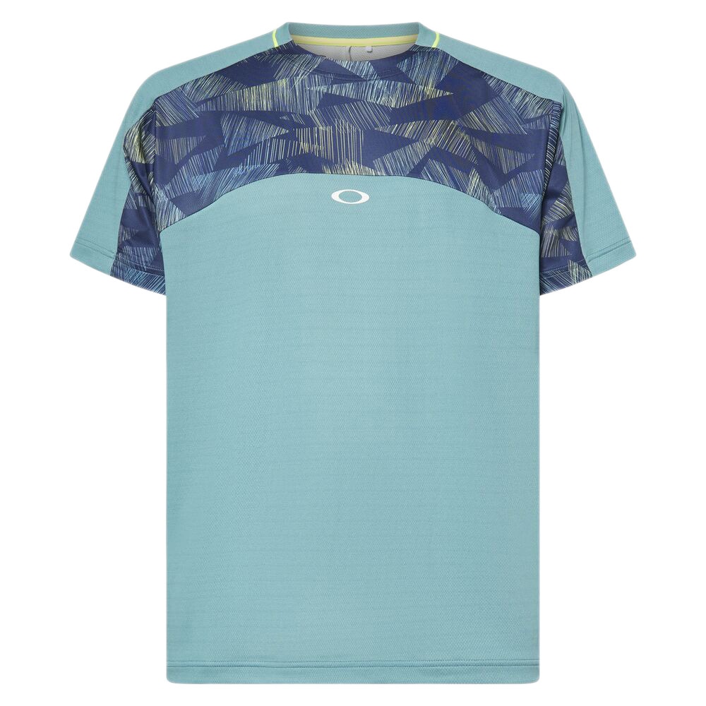 オークリー（OAKLEY）（メンズ）テニスウェア SLANT ブロック Tシャツ 12.0 FOA408264-6GB