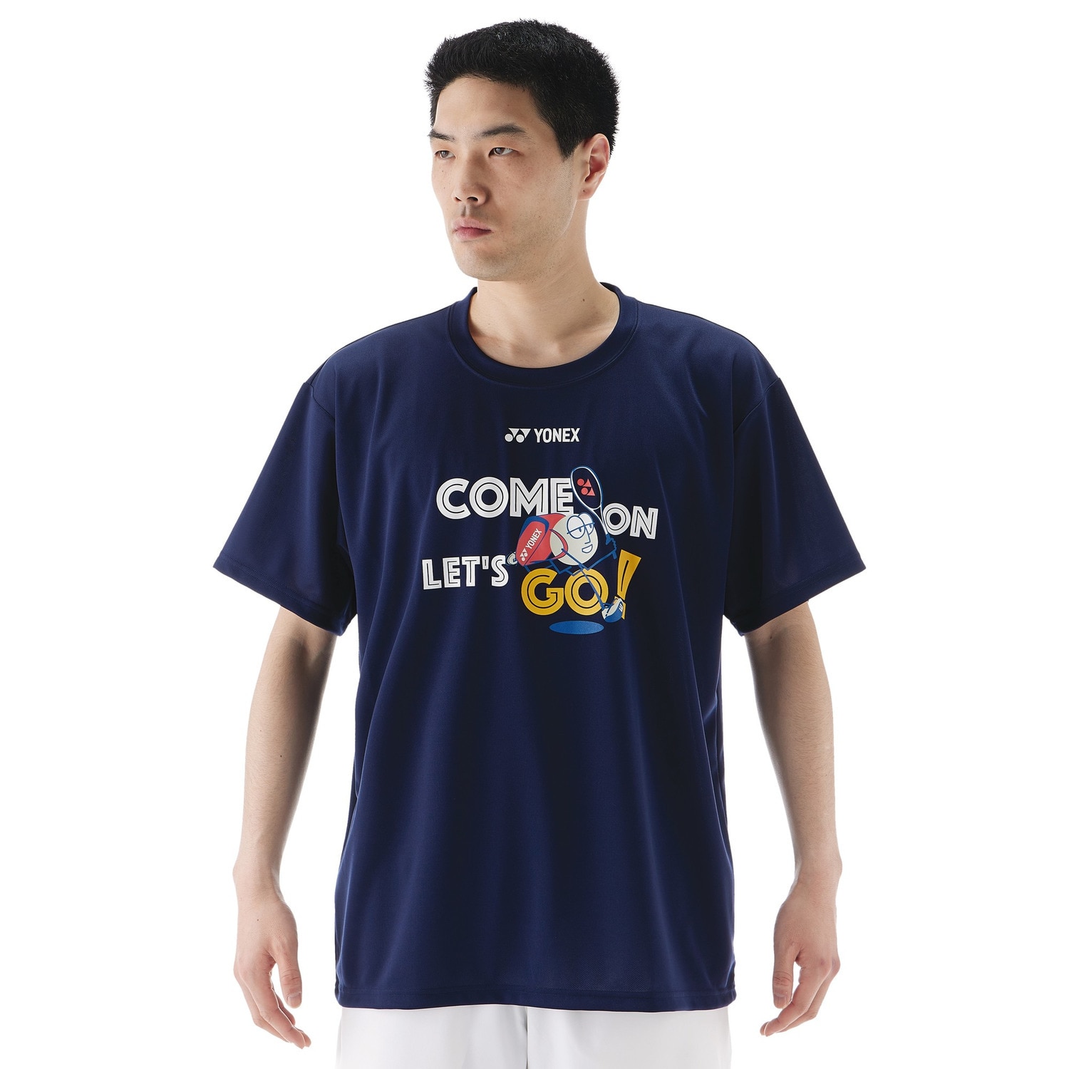 ヨネックス（YONEX）（メンズ、レディース）テニスウェア ユニドライTシャツ 16794Y-019
