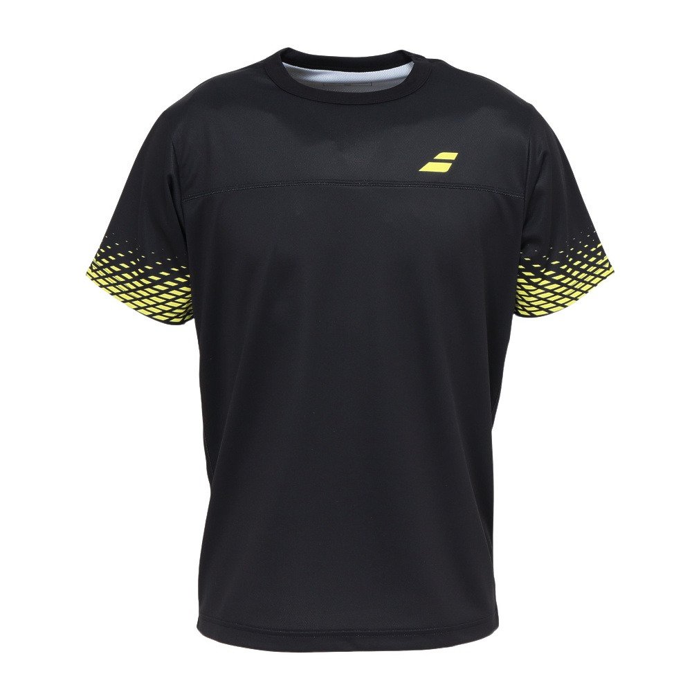 Babolat バボラ テニスウェア 半袖Tシャツ BUG1304黒メンズM新品 バボラ（BABOLAT）（メンズ）テニスウェア PLAY 半袖Tシャツ BUP6504