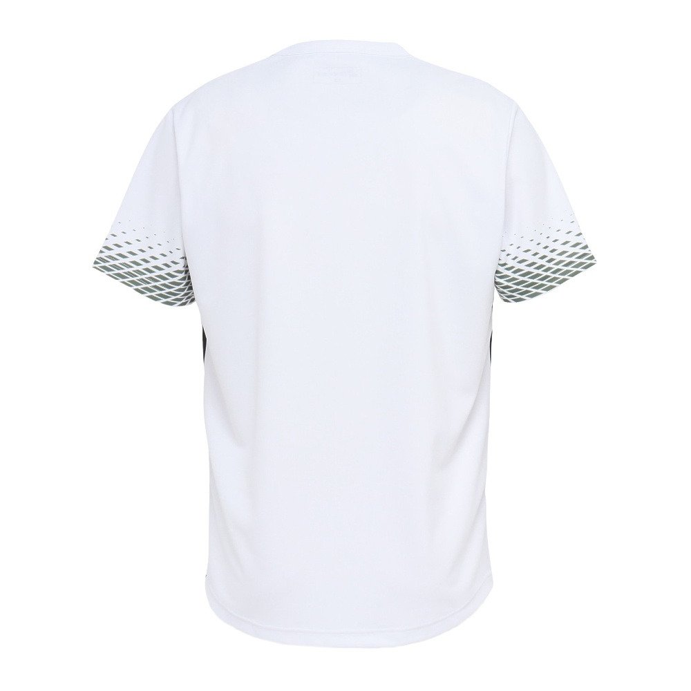 tebukuro　Babolat　ホワイトふわふわテニスウェア バボラ（BABOLAT）（メンズ）テニスウェア PLAY 半袖Tシャツ BUP6504