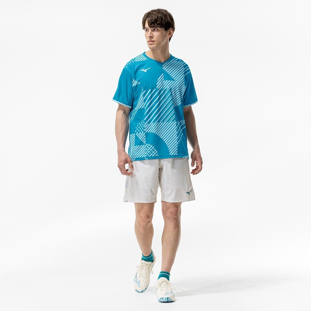 ミズノ（MIZUNO）（メンズ、レディース）テニスウェア ゲームシャツ