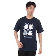 (メンズ)pochaneco ぽちゃ猫 Tシャツ J24X0117
