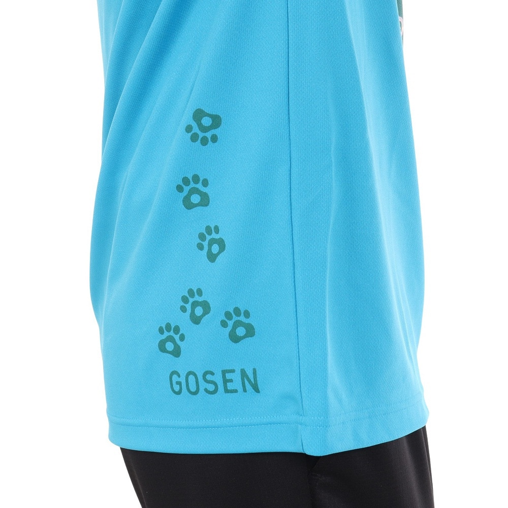 ゴーセン（GOSEN）（メンズ）pochaneco ぽちゃ猫 Tシャツ Lサイズ J24X0118L