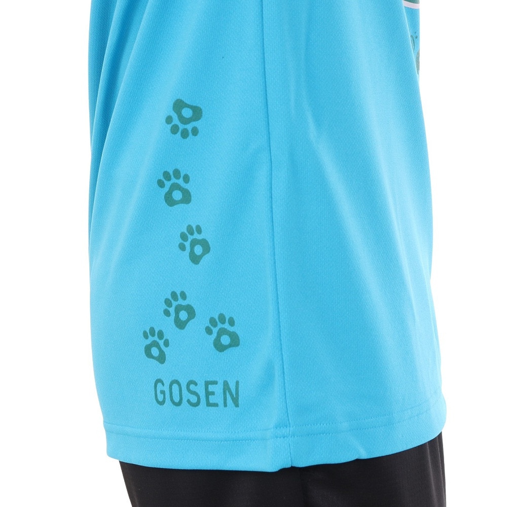 ゴーセン（GOSEN）（メンズ）pochaneco ぽちゃ猫 Tシャツ LLサイズ J24X0118LL