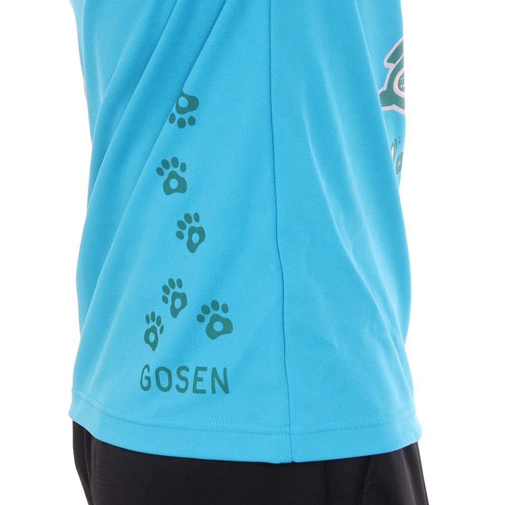 ゴーセン（GOSEN）（メンズ）pochaneco ぽちゃ猫 Tシャツ Sサイズ J24X0118S