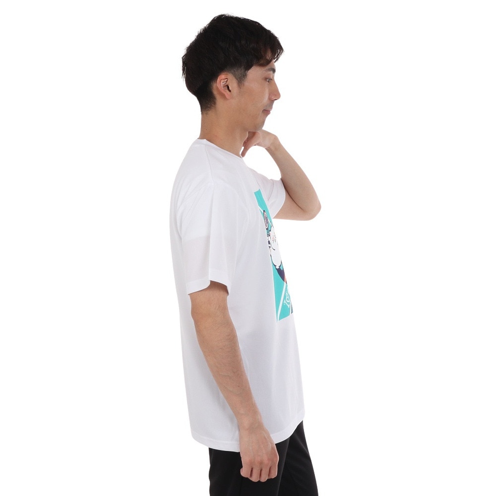 ゴーセン（GOSEN）（メンズ）pochaneco ぽちゃ猫 Tシャツ Lサイズ J24X0230L