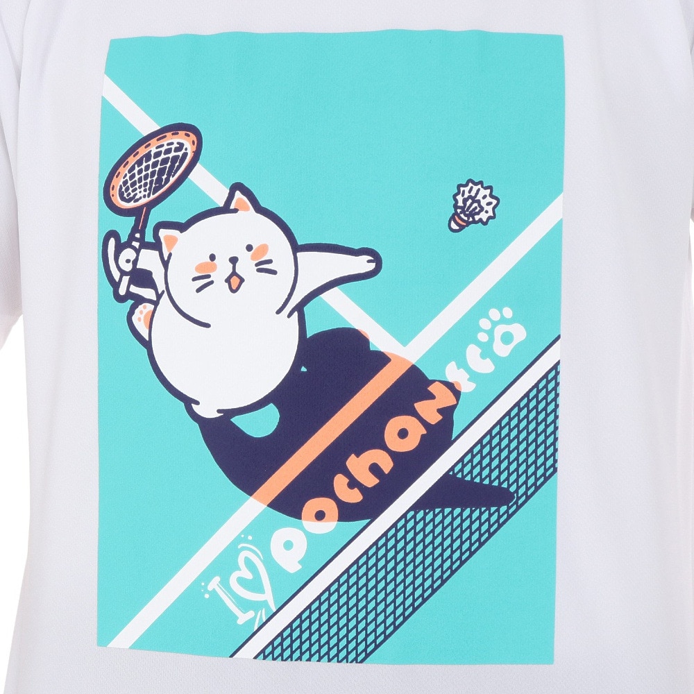 ゴーセン（GOSEN）（メンズ）pochaneco ぽちゃ猫 Tシャツ Mサイズ J24X0230M