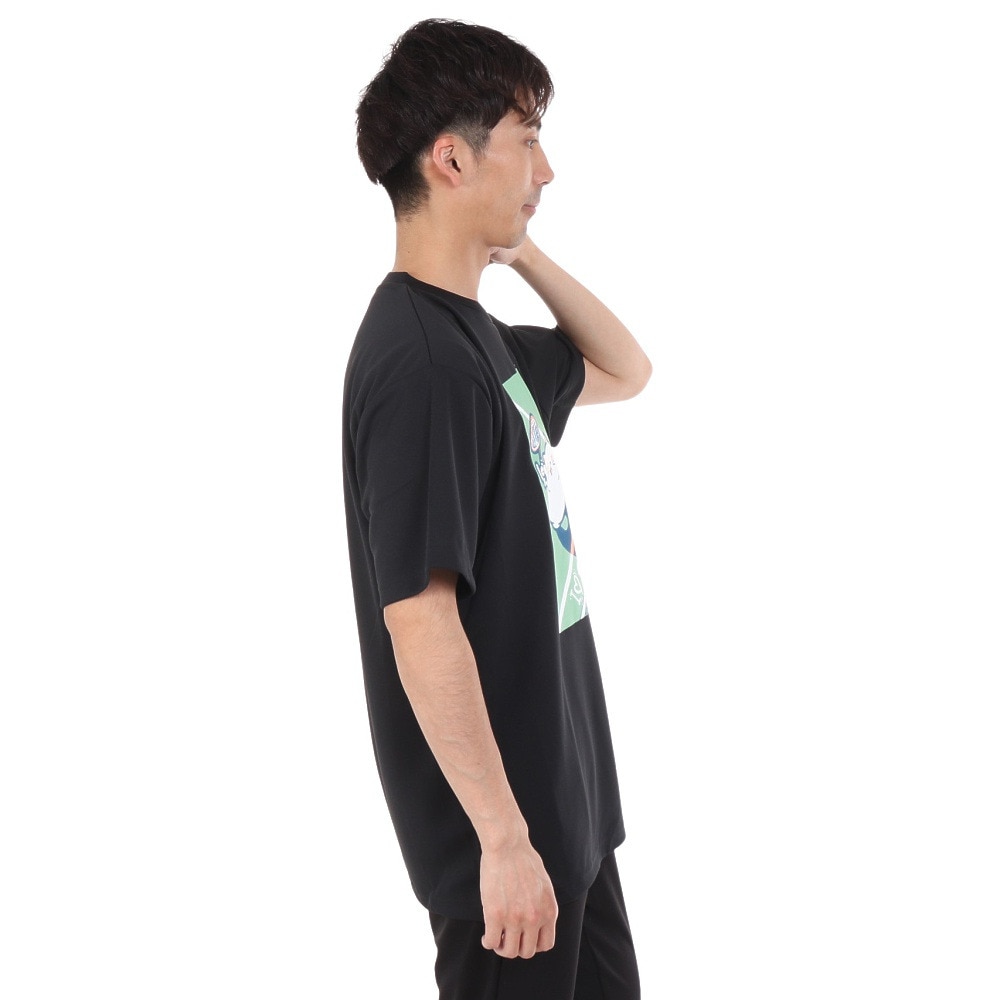 ゴーセン（GOSEN）（メンズ、レディース）pochaneco ぽちゃ猫 半袖Tシャツ LLサイズ J24X0239LL