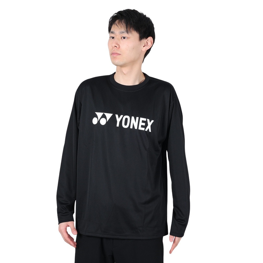 ヨネックス（YONEX）（メンズ）Tシャツ メンズ 長袖 ロングスリーブTシャツ 16158-007 速乾