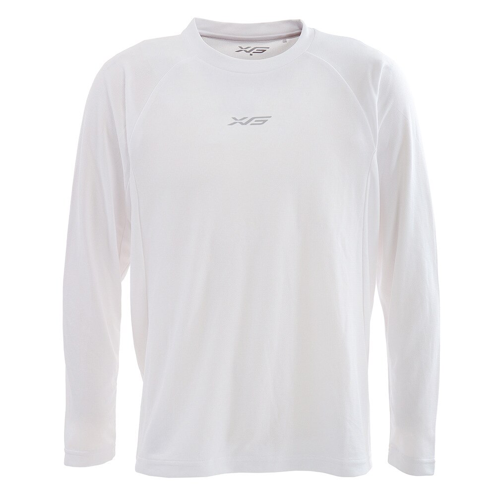  【大奉仕!多少のキズ汚れ有】Tシャツ メンズ 長袖 瞬速乾 732G8TF9208 WHT テニスウェア