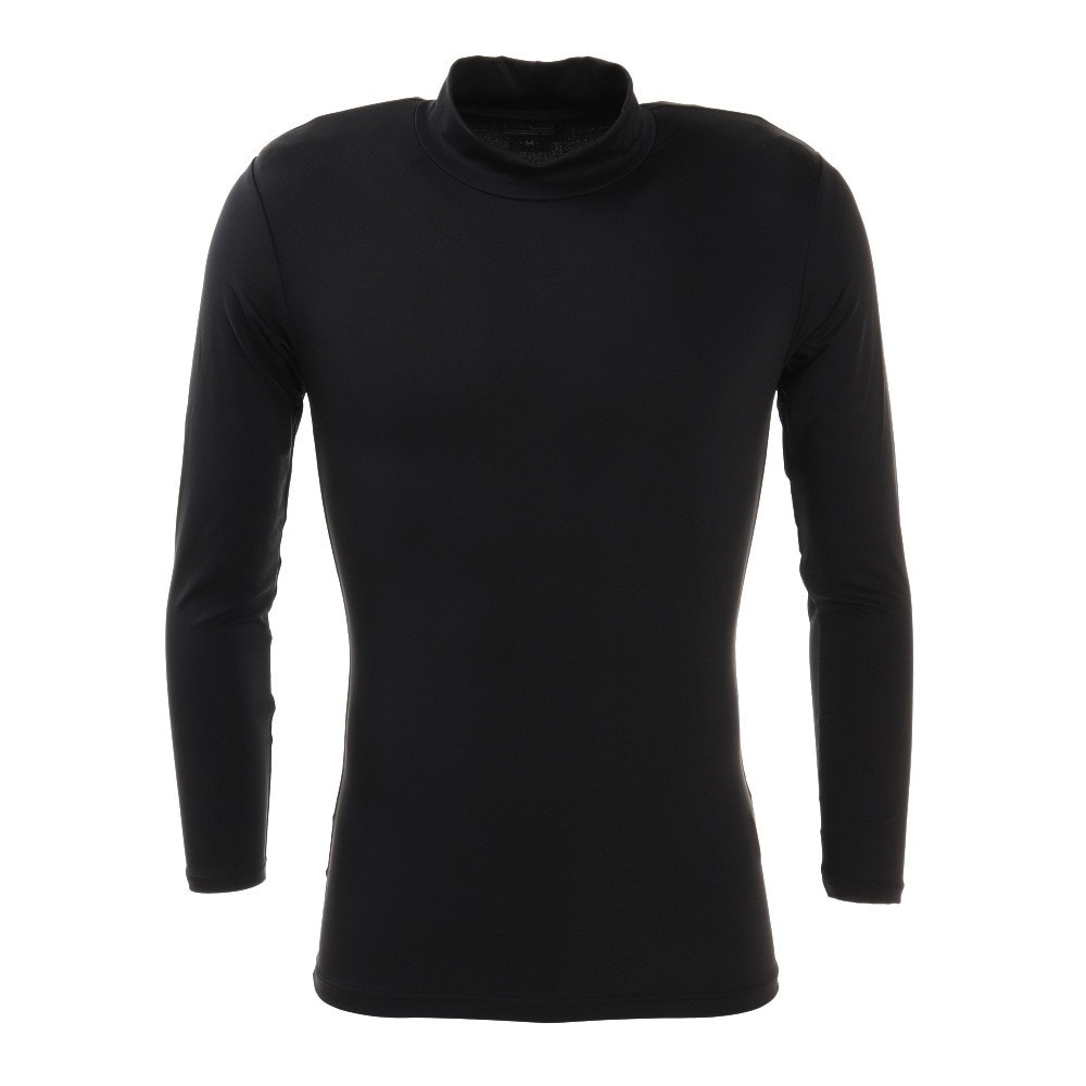 ストレッチハイネック長袖Tシャツ 732PG0ES8838 BLK