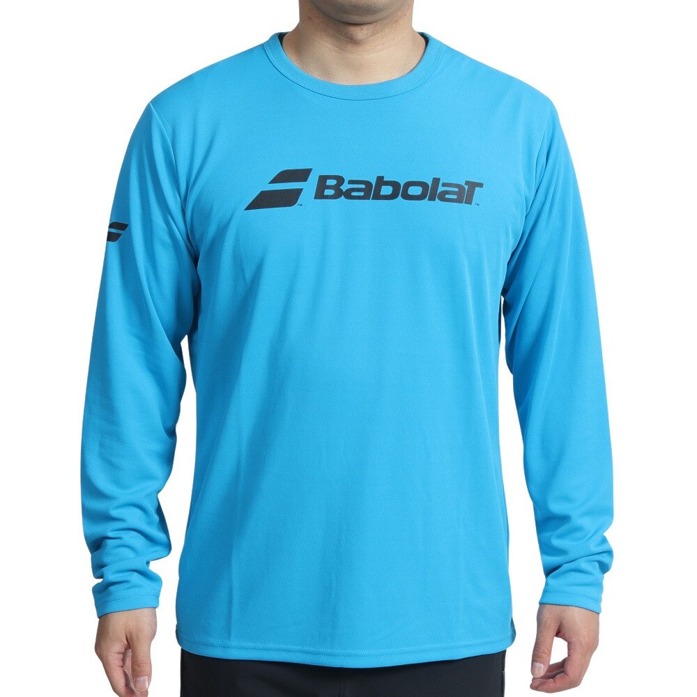 バボラ（BABOLAT）（メンズ）テニスウェア ロングスリーブシャツ BUP1560C BL