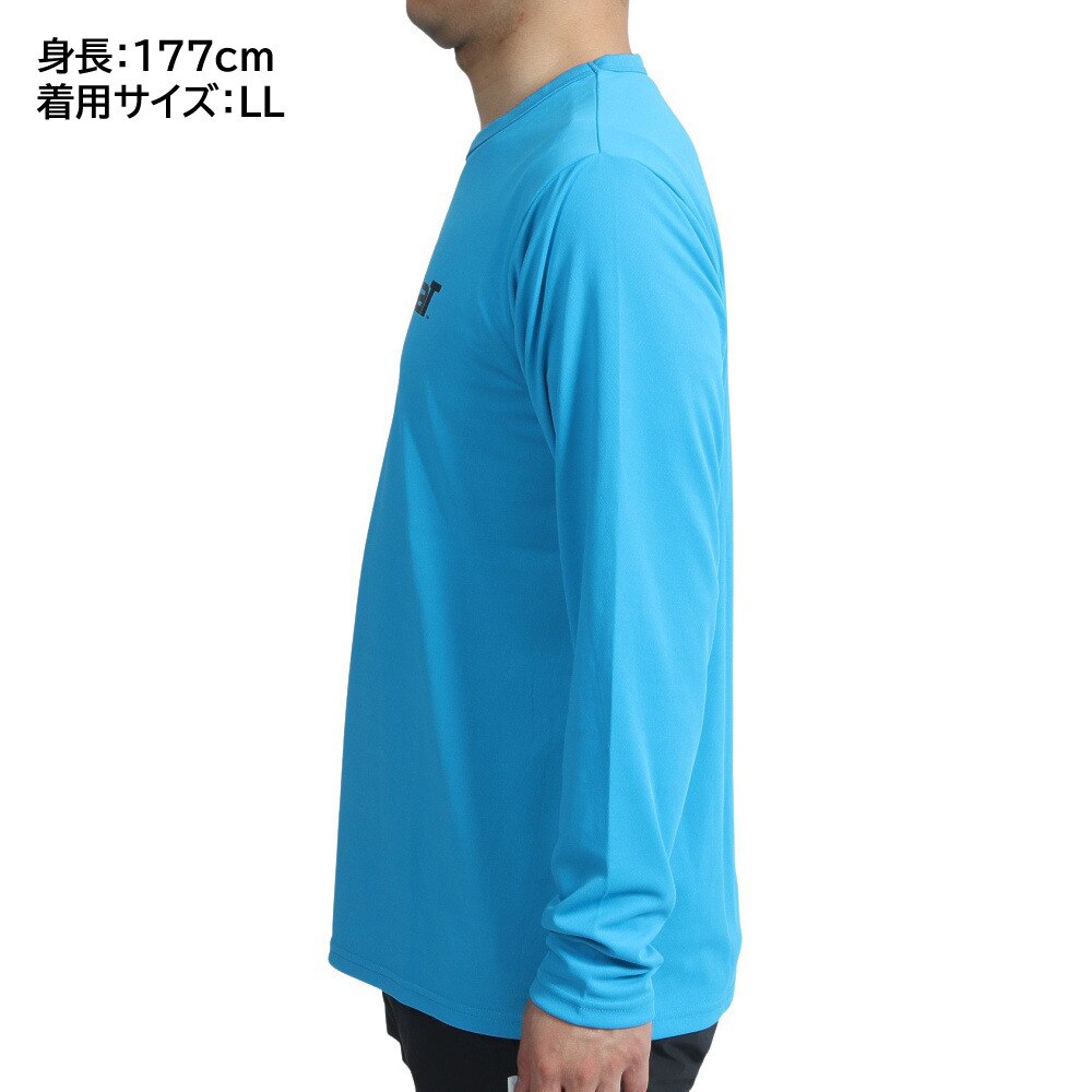 バボラ（BABOLAT）（メンズ）テニスウェア ロングスリーブシャツ BUP1560C BL