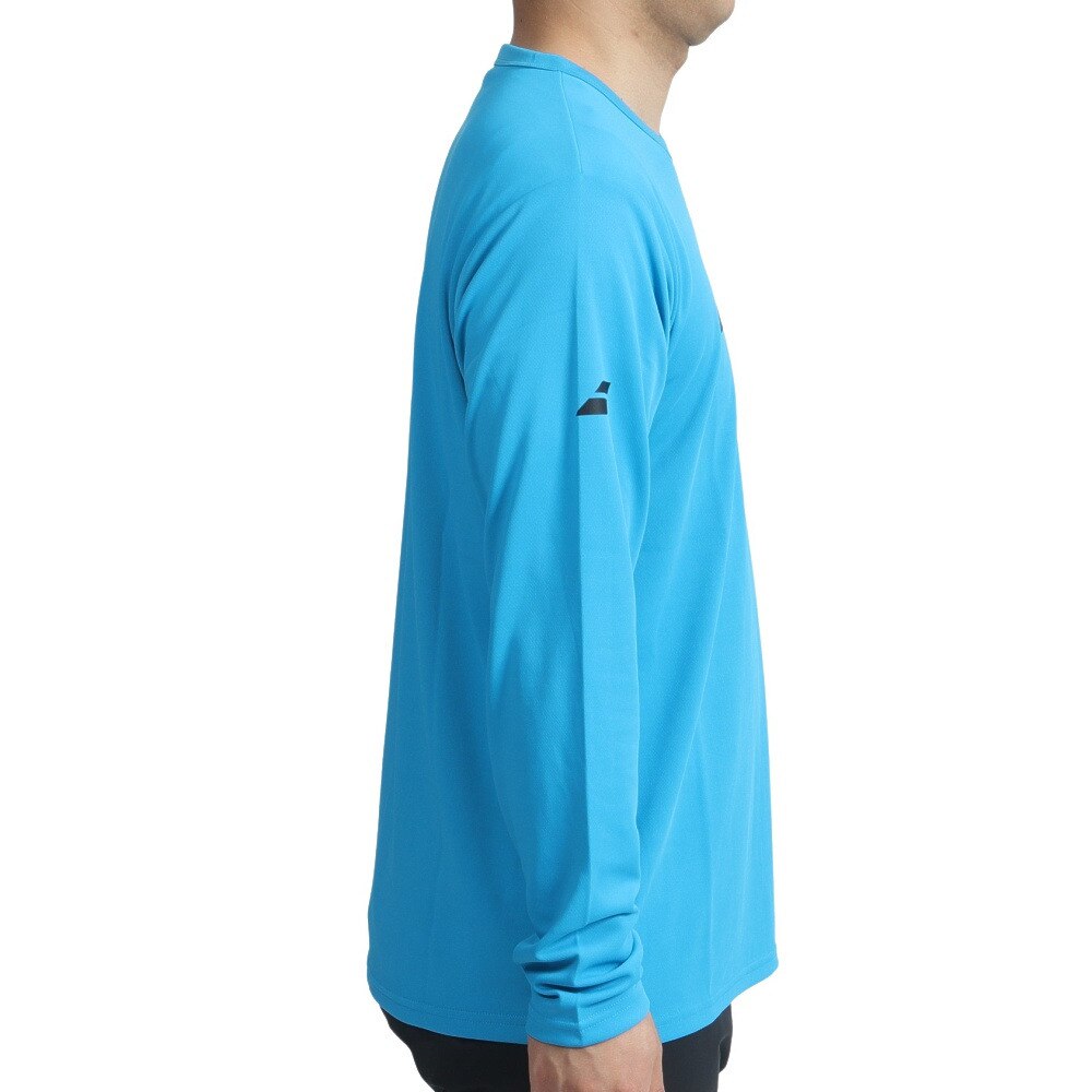 バボラ（BABOLAT）（メンズ）テニスウェア ロングスリーブシャツ BUP1560C BL