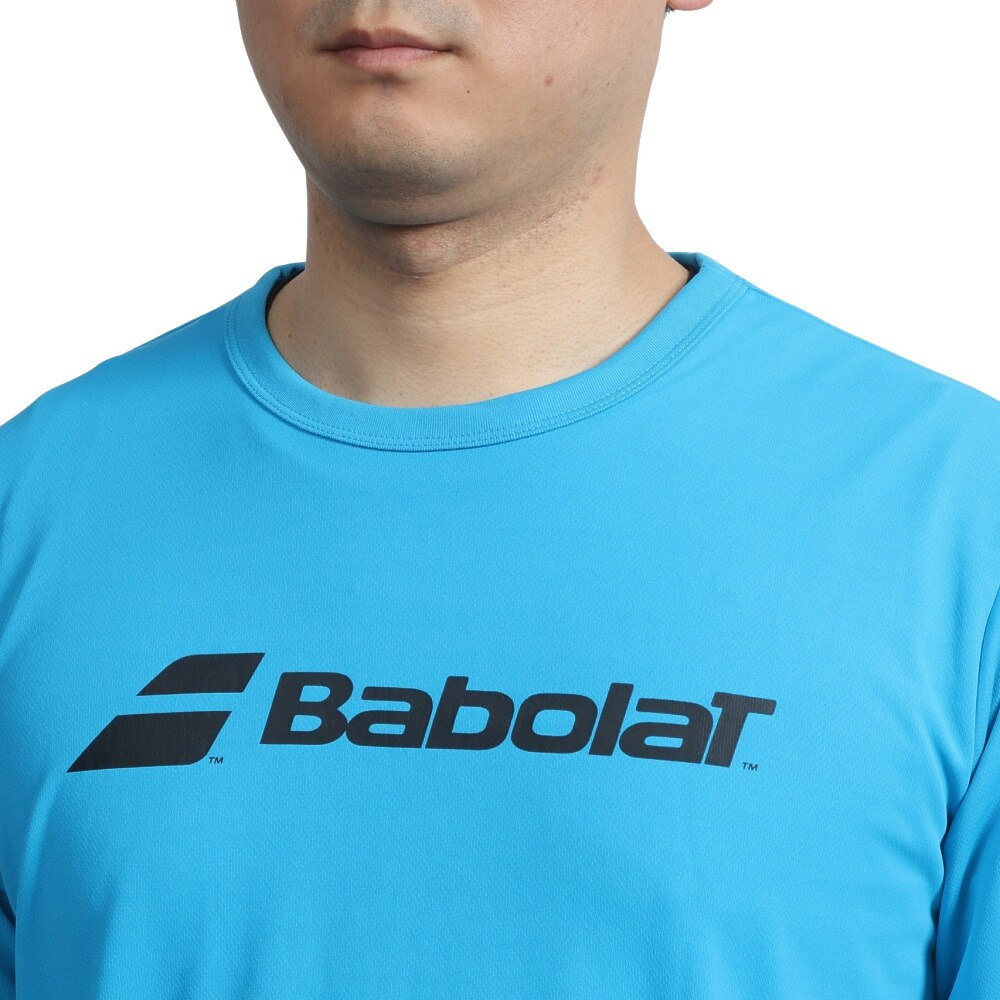 バボラ（BABOLAT）（メンズ）テニスウェア ロングスリーブシャツ BUP1560C BL