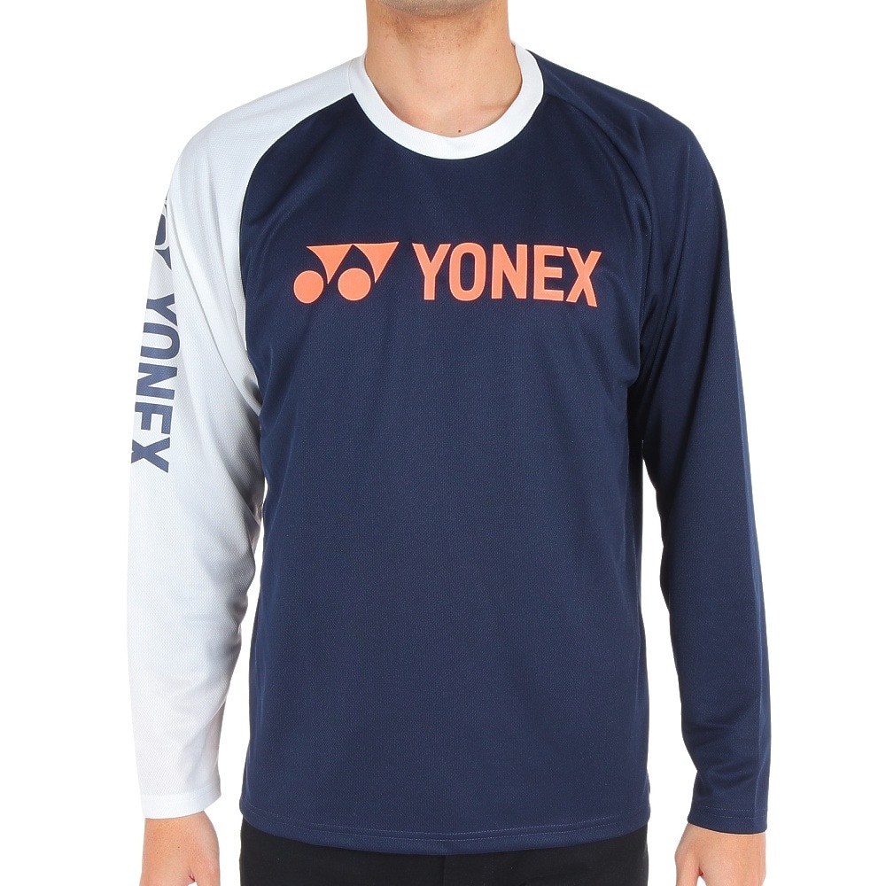 ヨネックス（YONEX）（メンズ）テニスウェア UVカット ロングスリーブTシャツ 16610Y-019