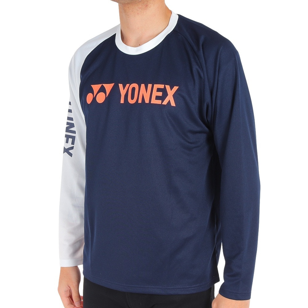 ヨネックス（YONEX）（メンズ）テニスウェア UVカット ロングスリーブTシャツ 16610Y-019