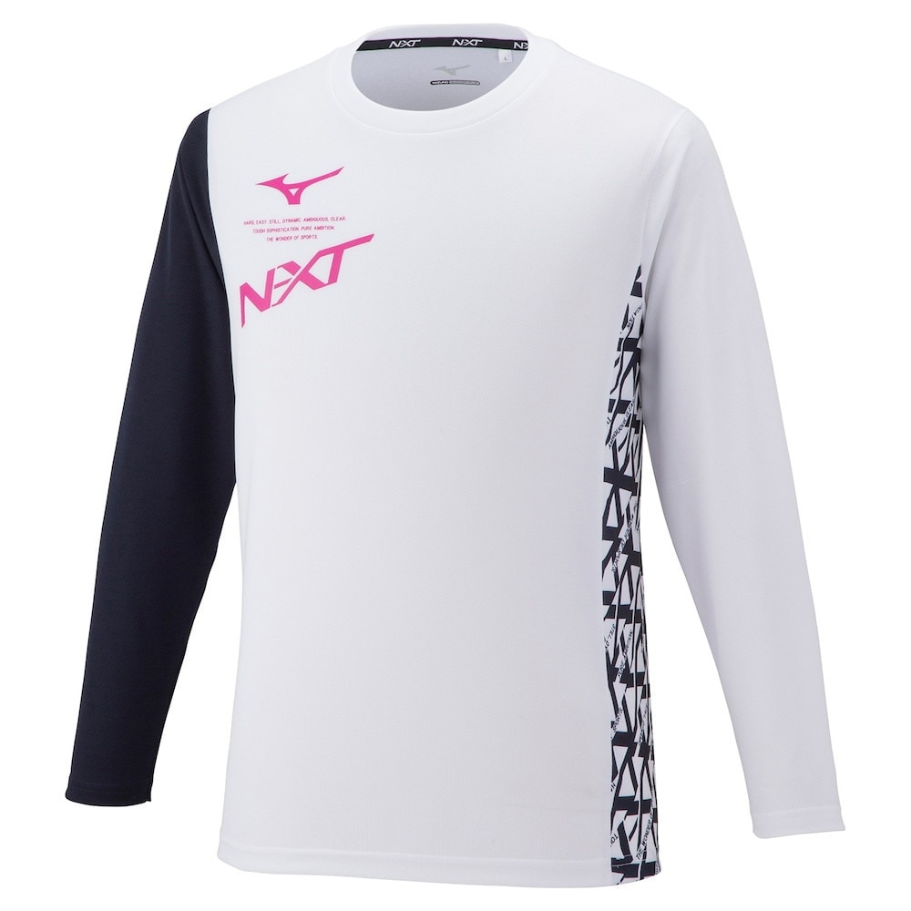 ミズノ（MIZUNO）（メンズ）テニスウェア N-XT Tシャツ 長袖 32JA274001