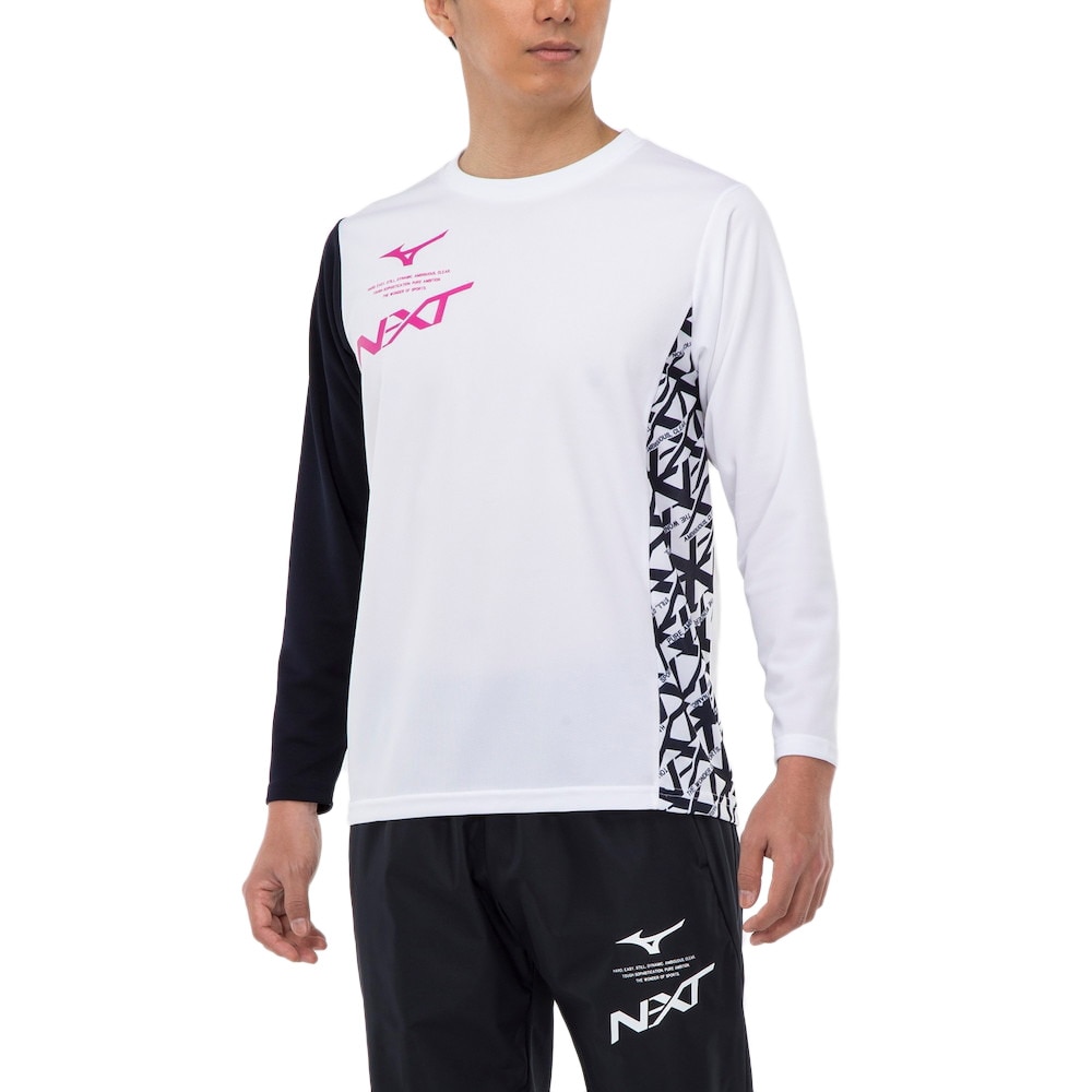 ミズノ（MIZUNO）（メンズ）テニスウェア N-XT Tシャツ 長袖