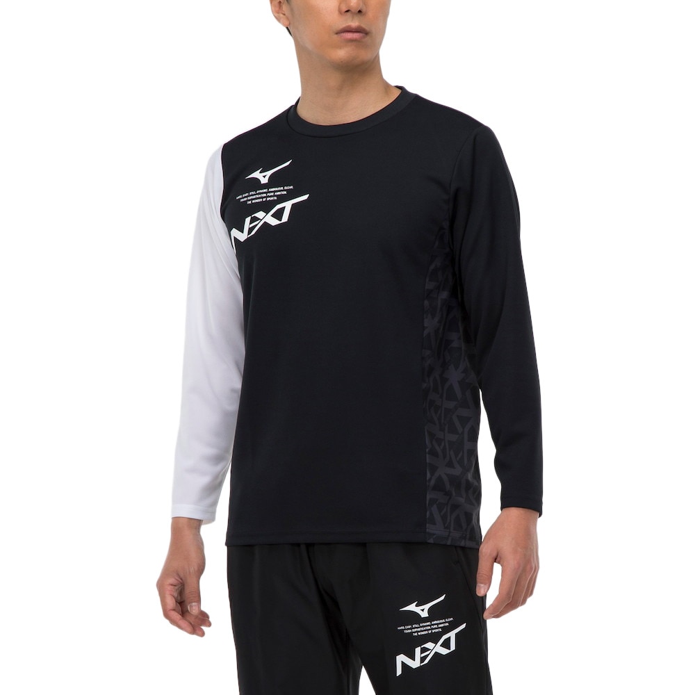 ミズノ（MIZUNO）（メンズ）テニスウェア N-XT Tシャツ 長袖 