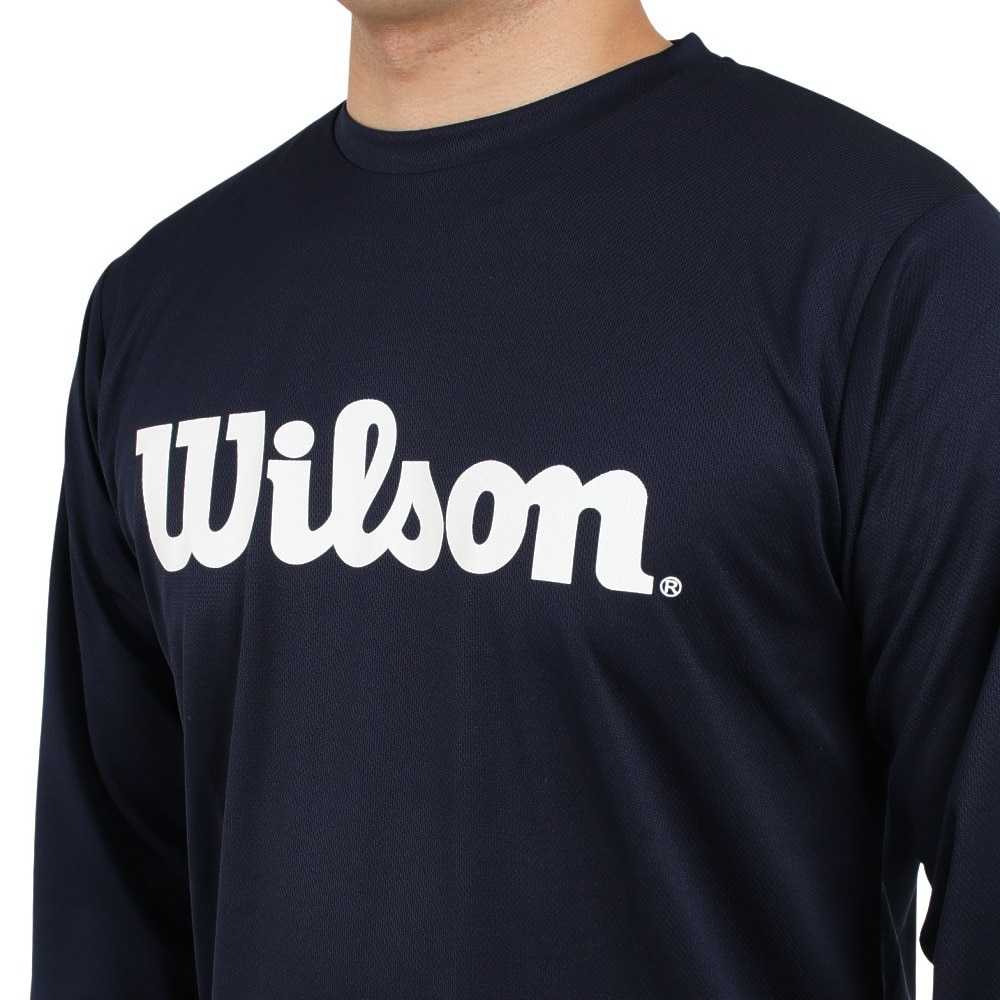 ウィメンズ 日本サイズ ウィルソン Wilson 2022 FW レディース ウイルソンベア 長袖ドライメッシュTシャツ 442-264  22y9mテニス 次回使えるクーポンプレゼント 【72%OFF!】