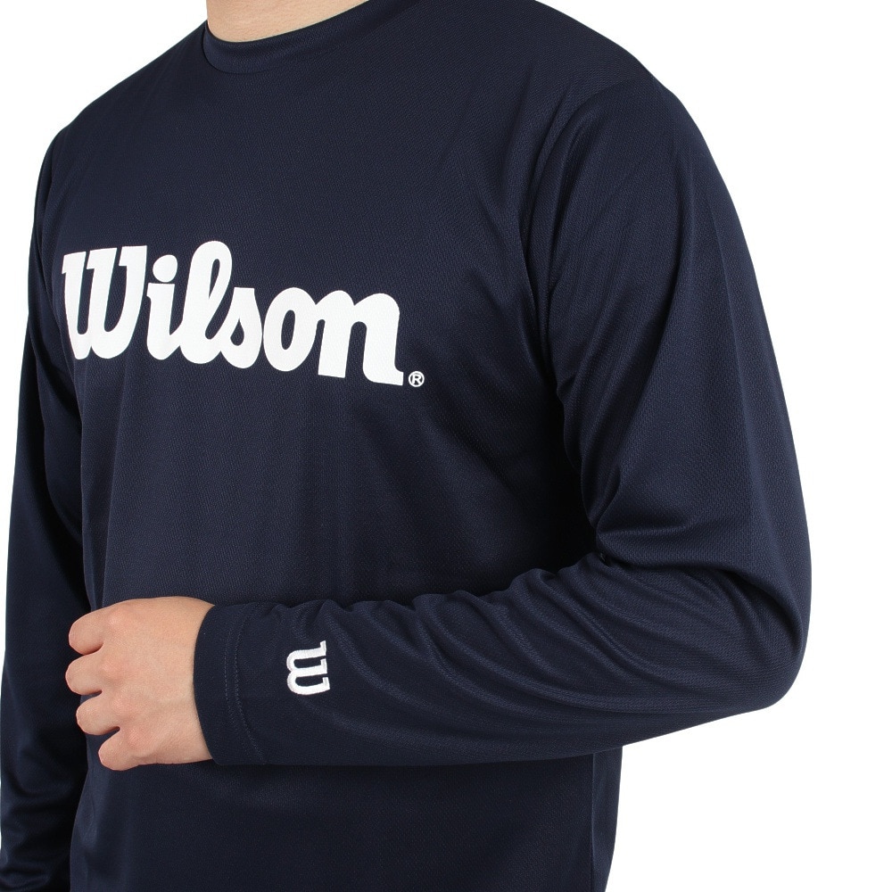 ウィメンズ 日本サイズ ウィルソン Wilson 2022 FW レディース ウイルソンベア 長袖ドライメッシュTシャツ 442-264  22y9mテニス 次回使えるクーポンプレゼント 【72%OFF!】