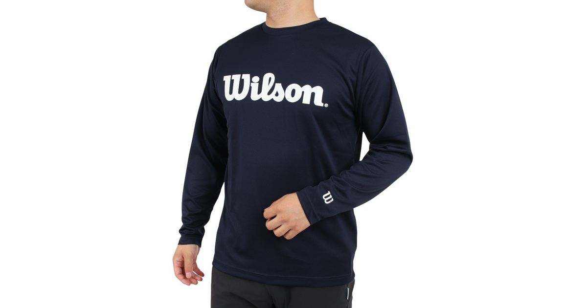 ウィメンズ 日本サイズ ウィルソン Wilson 2022 FW レディース ウイルソンベア 長袖ドライメッシュTシャツ 442-264  22y9mテニス 次回使えるクーポンプレゼント 【72%OFF!】