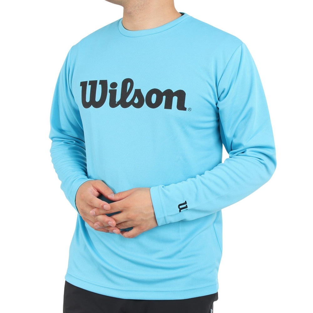 ウイルソン｜テニスウェア Wilson長袖スタンダードTシャツ 442205-TQ - スポーツ用品はスーパースポーツゼビオ