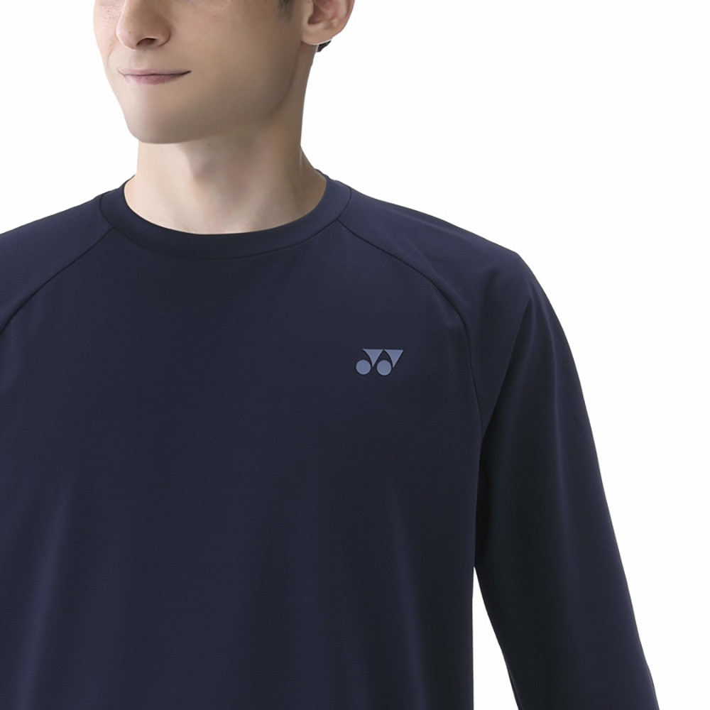 ヨネックス（YONEX）（メンズ、レディース）テニスウェア ユニロングスリーブTシャツ 16650-019 速乾