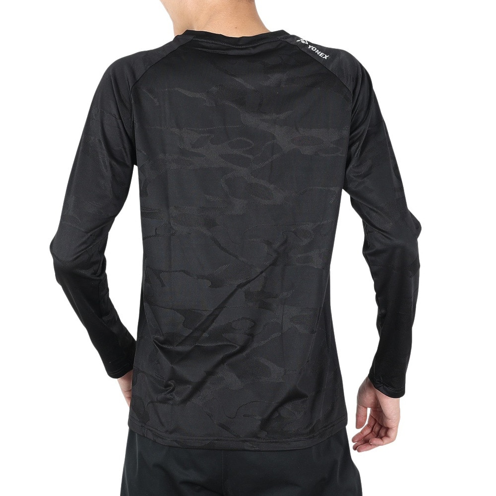 ヨネックス（YONEX）（メンズ、レディース）テニスウェア ユニ 長袖Tシャツ 16657-007 速乾