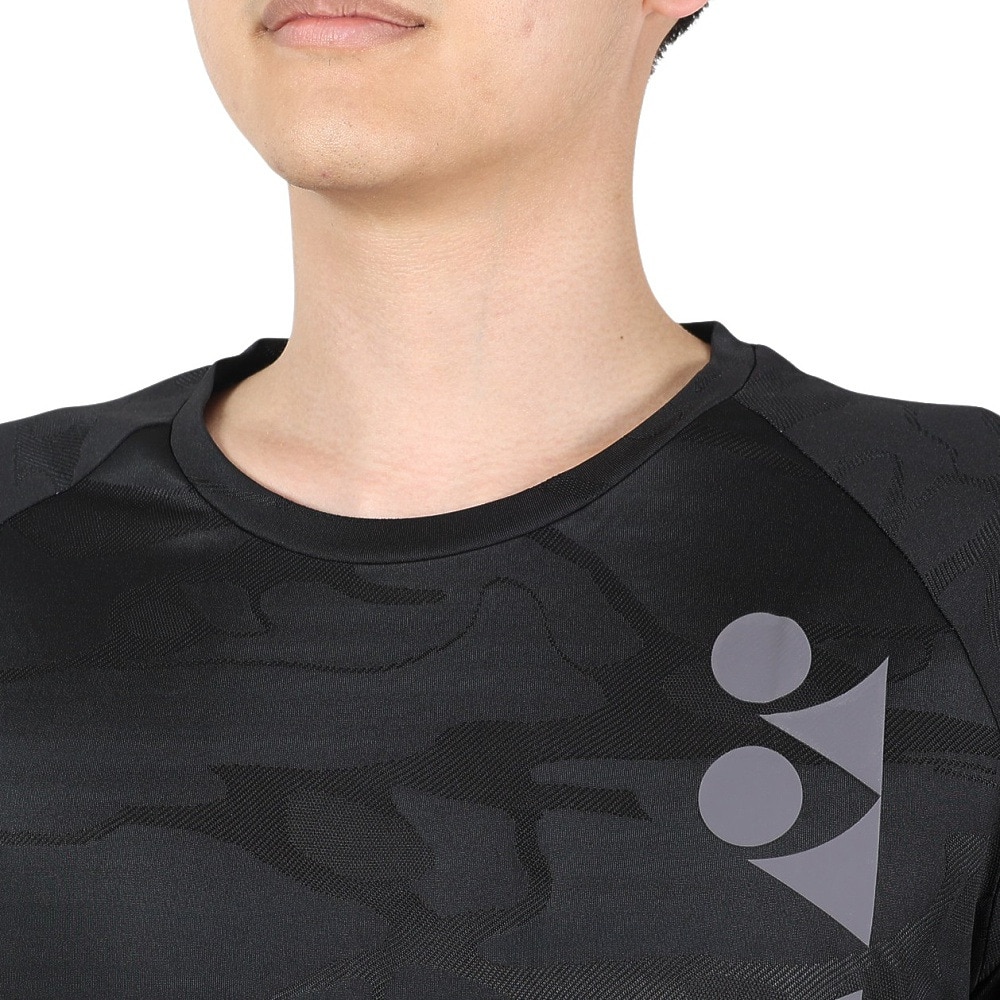 ヨネックス（YONEX）（メンズ、レディース）テニスウェア ユニ 長袖Tシャツ 16657-007 速乾