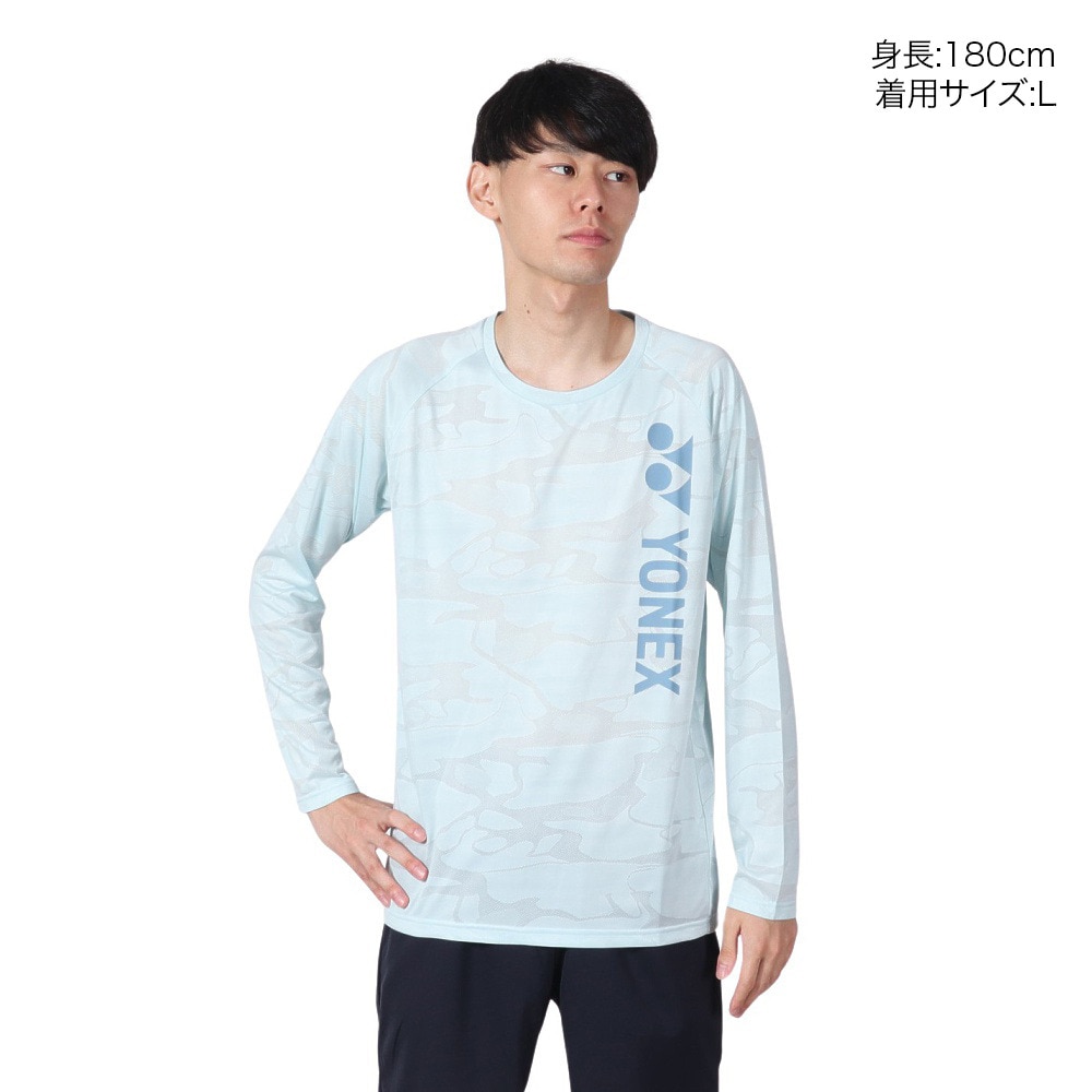 ヨネックス（YONEX）（メンズ、レディース）テニスウェア ユニロングスリーブTシャツ 16657-664