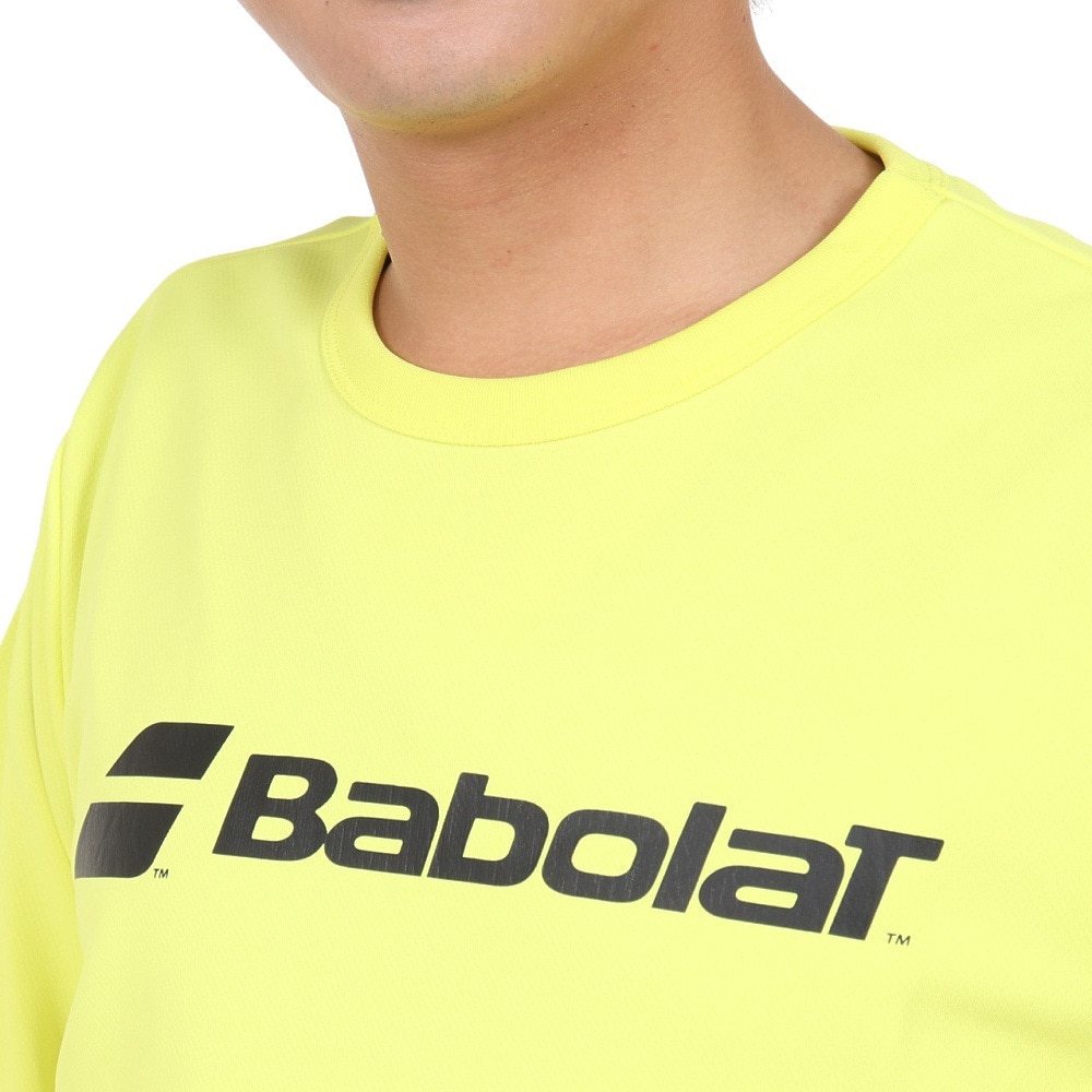 バボラ（BABOLAT）（メンズ）テニスウェア CLUB 長袖Tシャツ BUP1560C YL