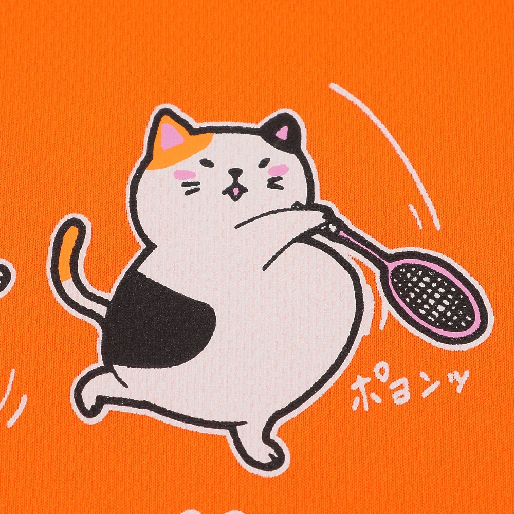 ゴーセン（GOSEN）（メンズ、レディース）テニスウェア ぽちゃネコ 長袖Tシャツ J23P0821S