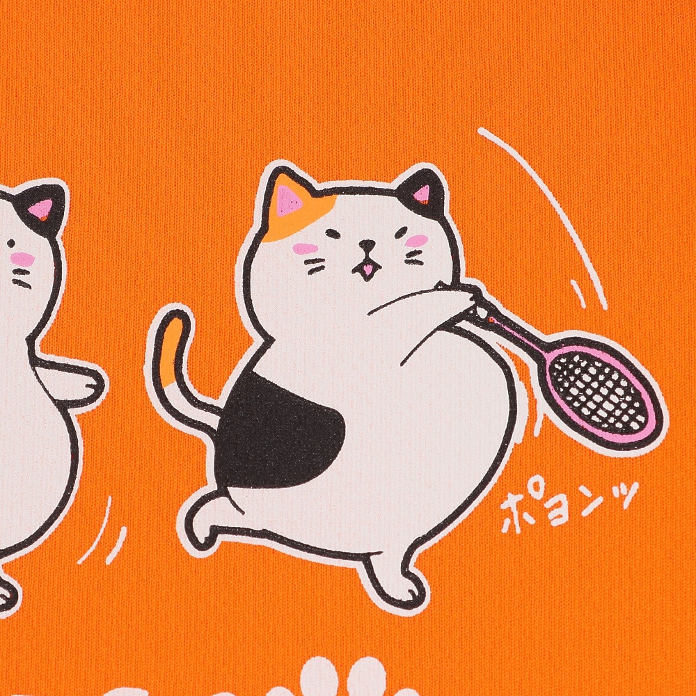 ゴーセン（GOSEN）（メンズ、レディース）テニスウェア ぽちゃネコ 長袖Tシャツ J23P0821SS