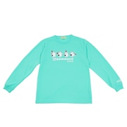 (メンズ、レディース)テニスウェア ぽちゃネコ 長袖Tシャツ J23P0840