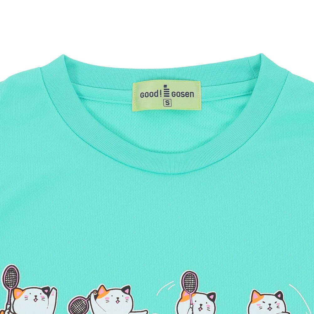 ゴーセン（GOSEN）（メンズ、レディース）テニスウェア ぽちゃネコ 長袖Tシャツ J23P0840S