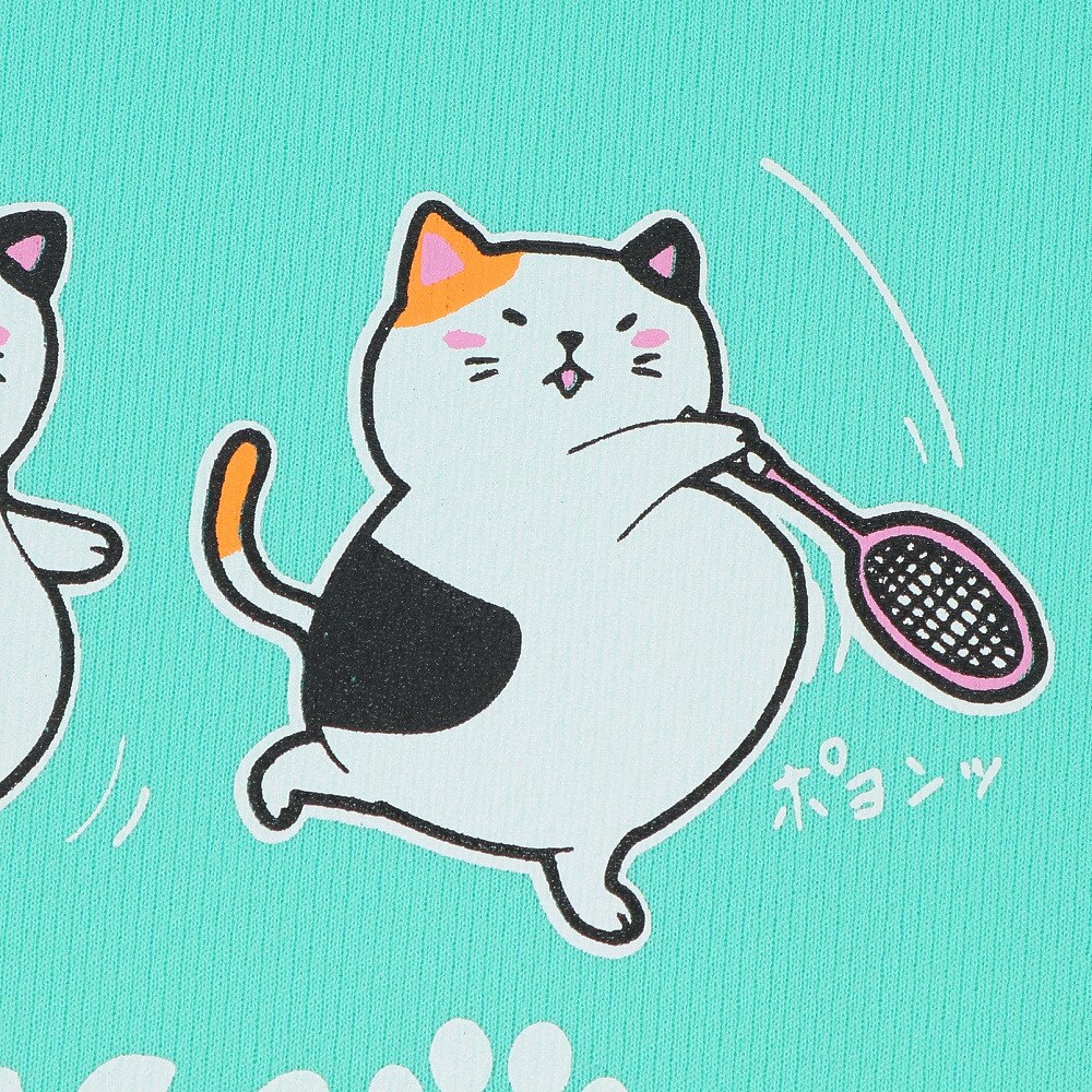 ゴーセン（GOSEN）（メンズ、レディース）テニスウェア ぽちゃネコ 長袖Tシャツ J23P0840S