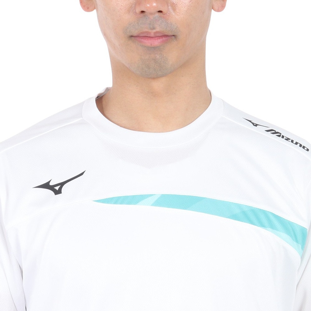 ミズノ（MIZUNO）（メンズ、レディース）テニスウェア 長袖 プラクテイスシャツ 62JAA51001 速乾