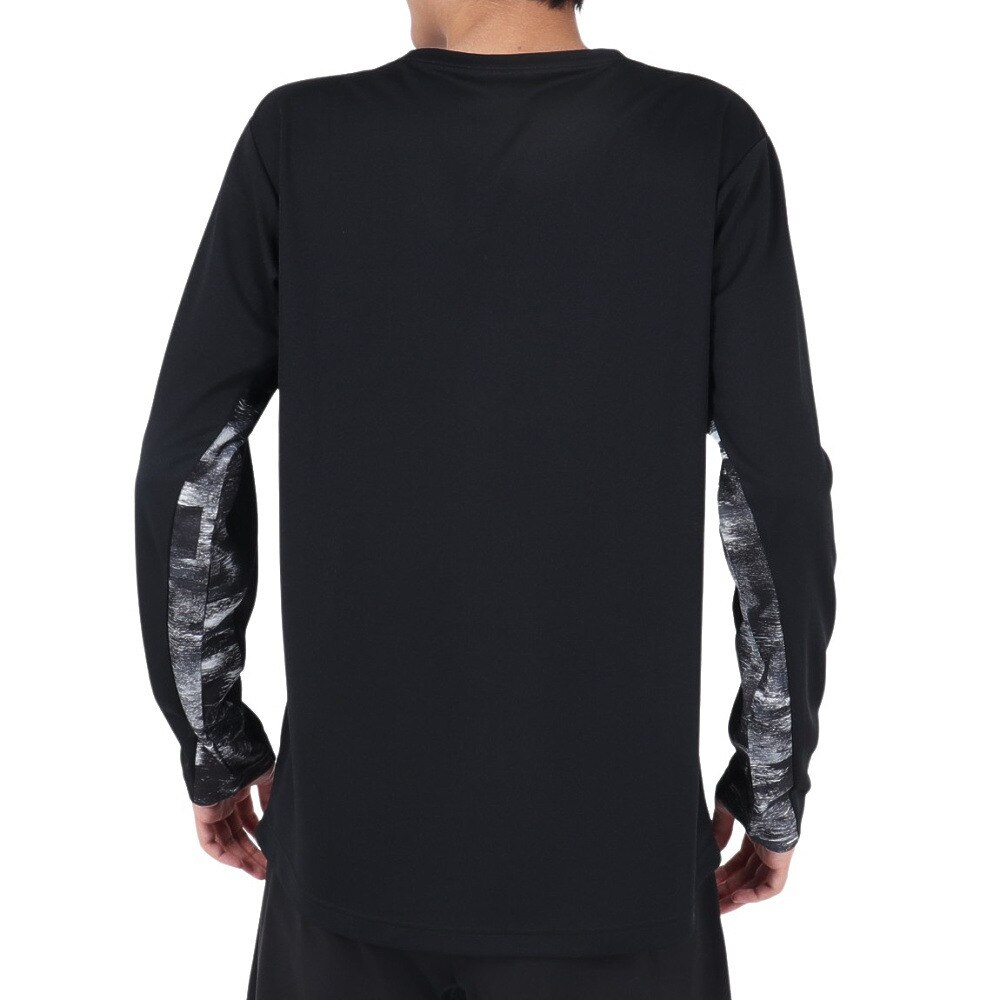 オークリー（OAKLEY）（メンズ）テニスウェア Slant Logo Print 長袖Tシャツ 8.0 FOA405835-02E