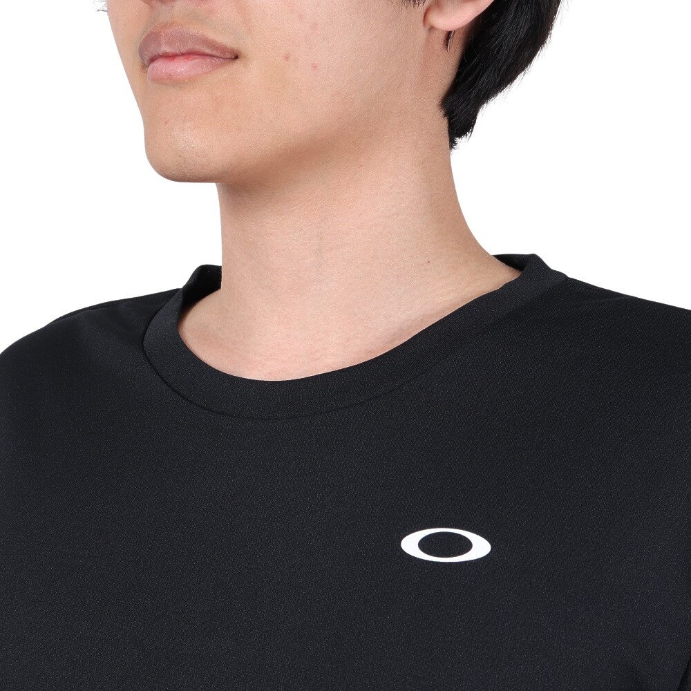 オークリー（OAKLEY）（メンズ）テニスウェア Slant Logo Print 長袖Tシャツ 8.0 FOA405835-02E