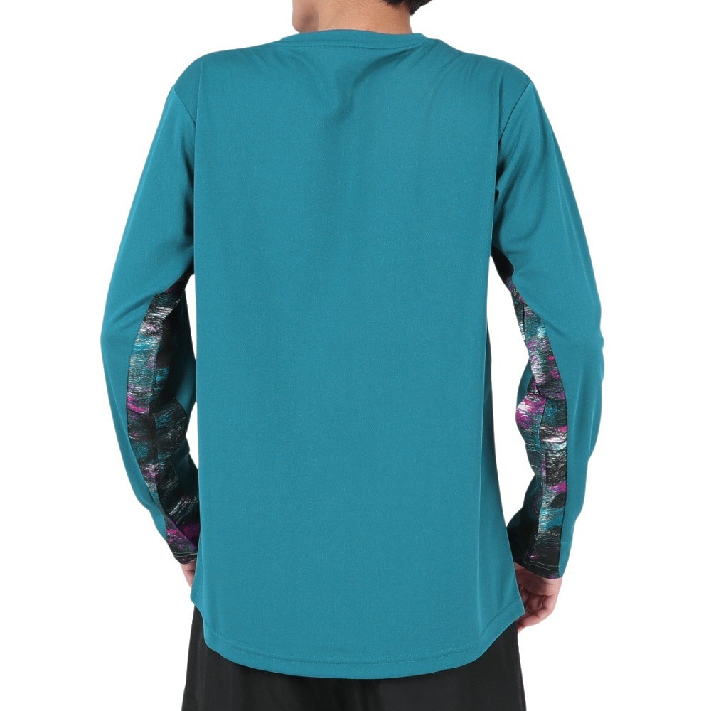 オークリー（OAKLEY）（メンズ）テニスウェア Slant Logo Print 長袖Tシャツ 8.0 FOA405835-61D